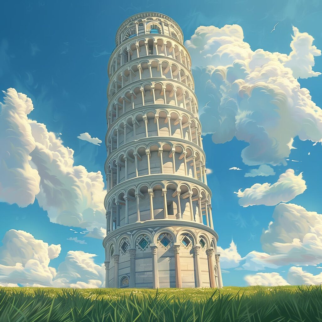 torre di pisa bambini